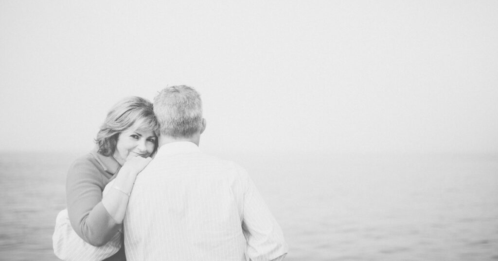 Couple reconnecting emotionally during affair recovery and healing after infidelity