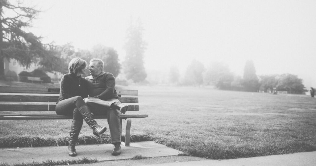 Anne and Brian Bercht sharing a quiet moment together after healing their marriage from infidelity